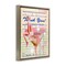 Stupell Industries Retro Vintage Restaurant Check Floating Frame Design by Lil' Rue